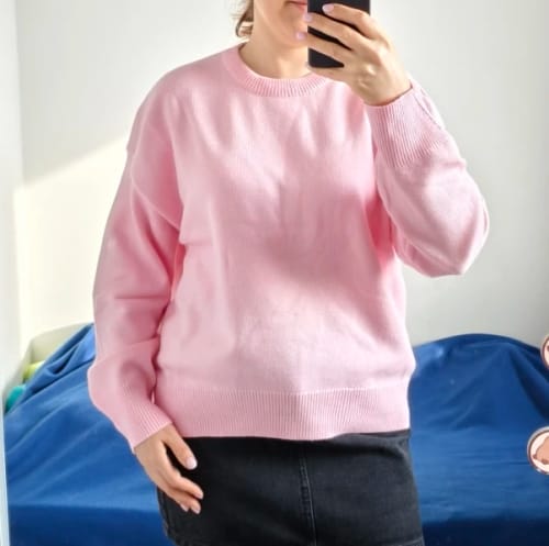 Customer photo review of Aria Knitted Sweater