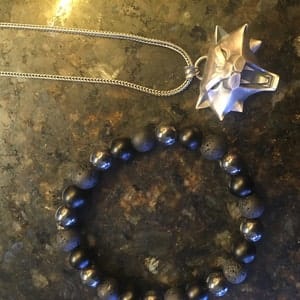 Customer photo review of Cat School Pendant