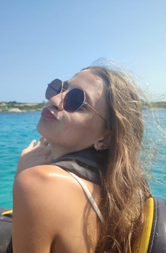 Customer photo review of Boucles d'oreilles Cosmos