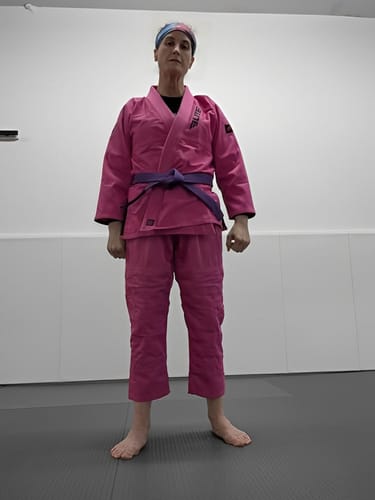Customer photo review of Core Pink Brazilian Jiu Jitsu Womens BJJ Gi