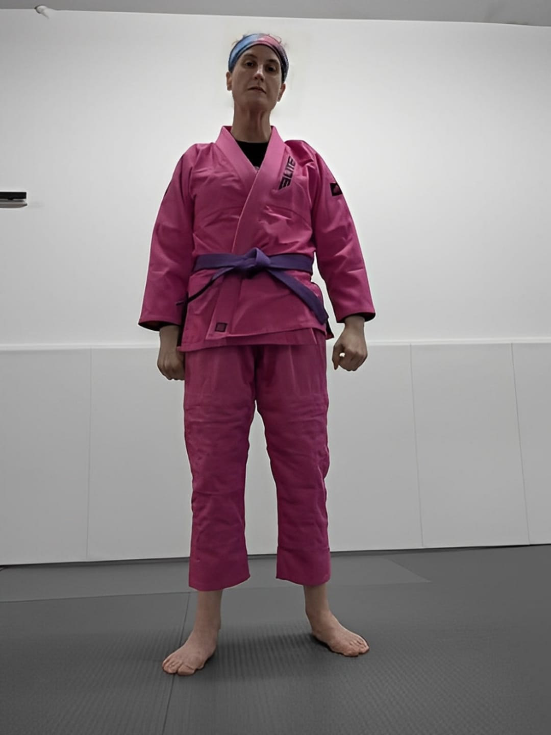 Customer photo review of Core Pink Brazilian Jiu Jitsu Womens BJJ Gi