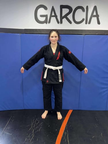 Customer photo review of Core Black Brazilian Jiu Jitsu Womens BJJ Gi