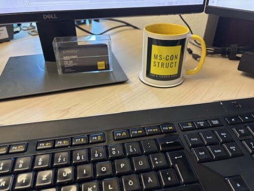 Customer photo review of TassenExpress - Becher Keramik Tasse mit Logo bedruckt 325ml Firmenlogo