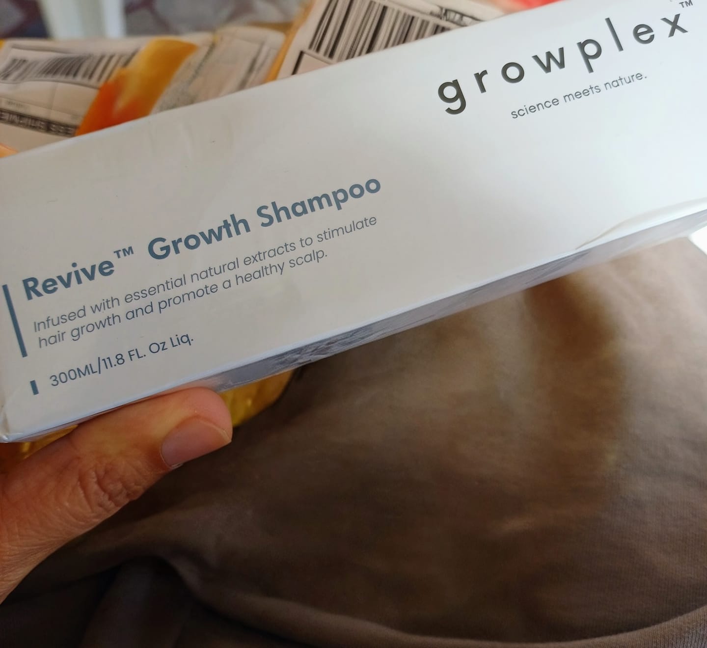 Customer photo review of Revive™ Hair Growth Shampoo – Strengthen & Nourish