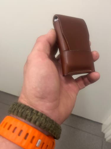 Customer photo review of Slimmad plånbok i äkta läder