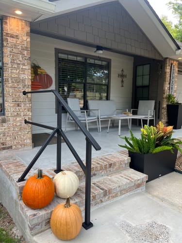 Customer photo review of Stair Handrail Kit