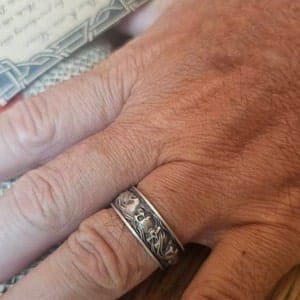 Customer photo review of Skull Smoke Ring