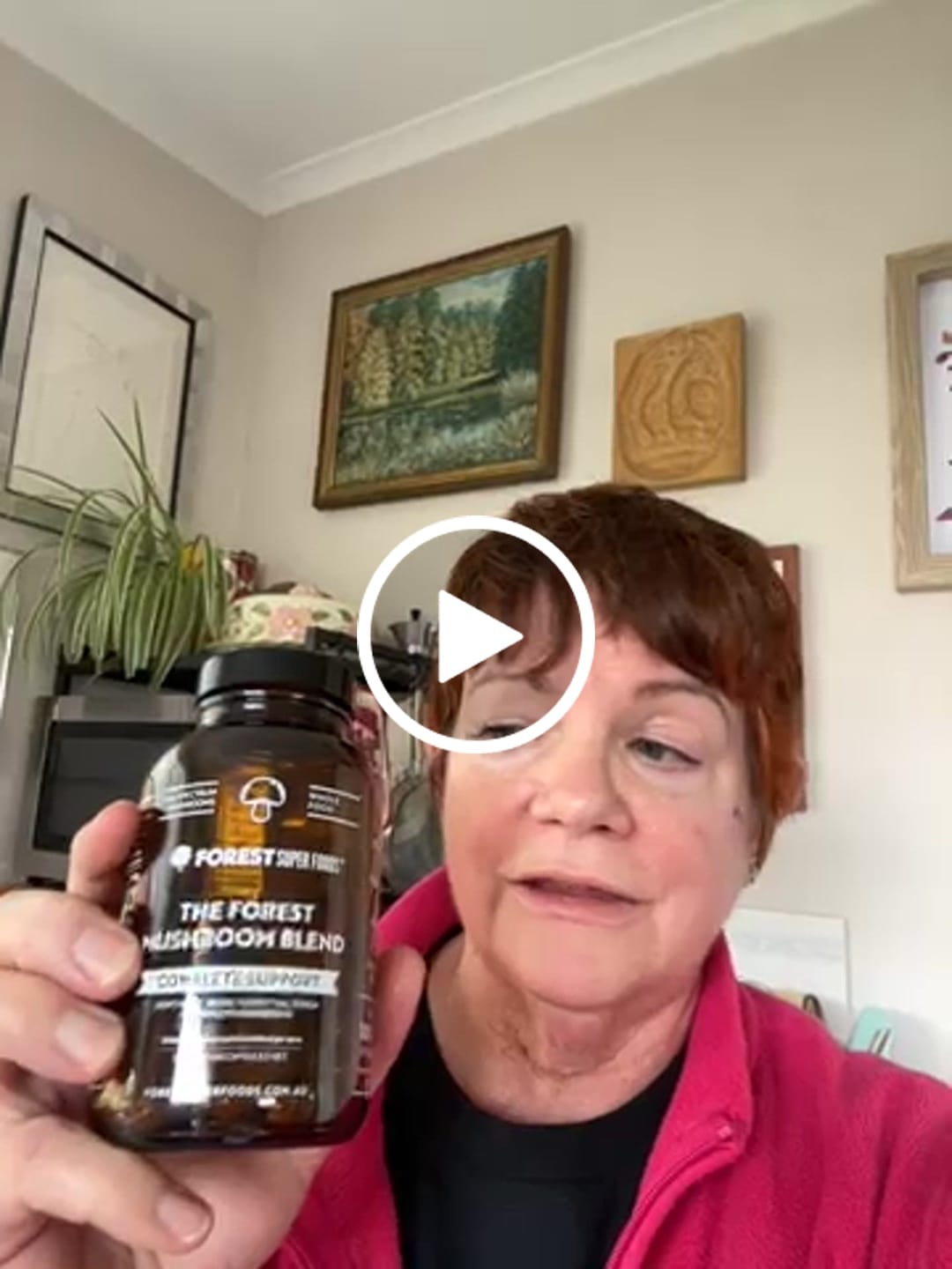 Customer video review of Mushroom Blend Capsules
