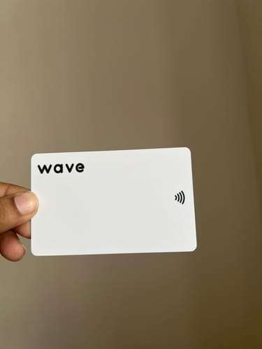 Customer photo review of Wave NFC Business Card
