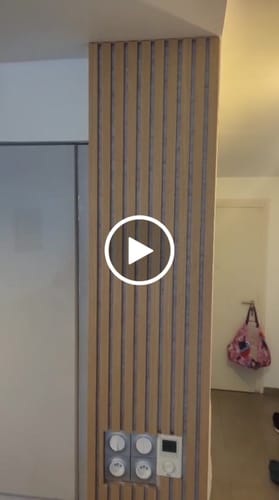 Customer video review of Panneau acoustique en bois | Chêne Naturel avec Feutre Gris | De première qualité