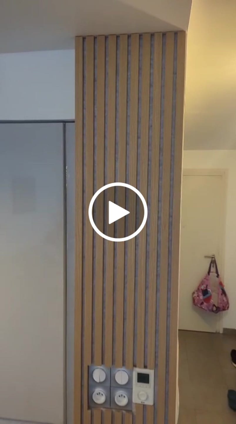 Customer video review of Panneau acoustique en bois | Chêne Naturel avec Feutre Gris | De première qualité