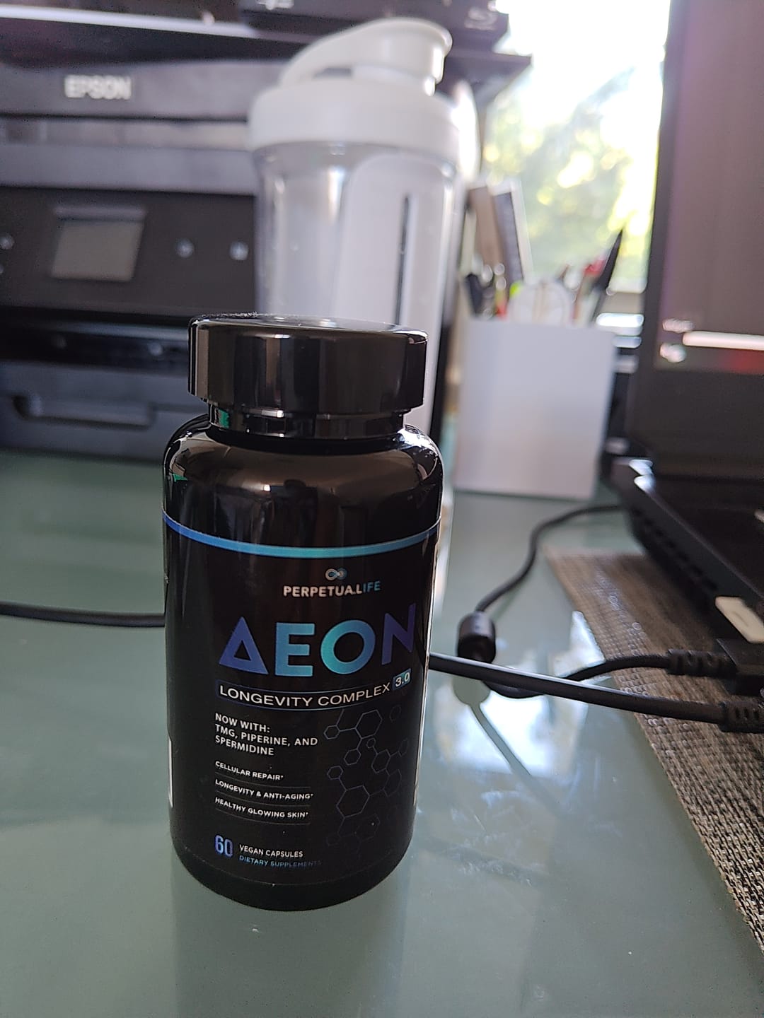 Customer photo review of AEON™ NAD+ Liposomal Longevity Complex with Nicotinamide DUO™