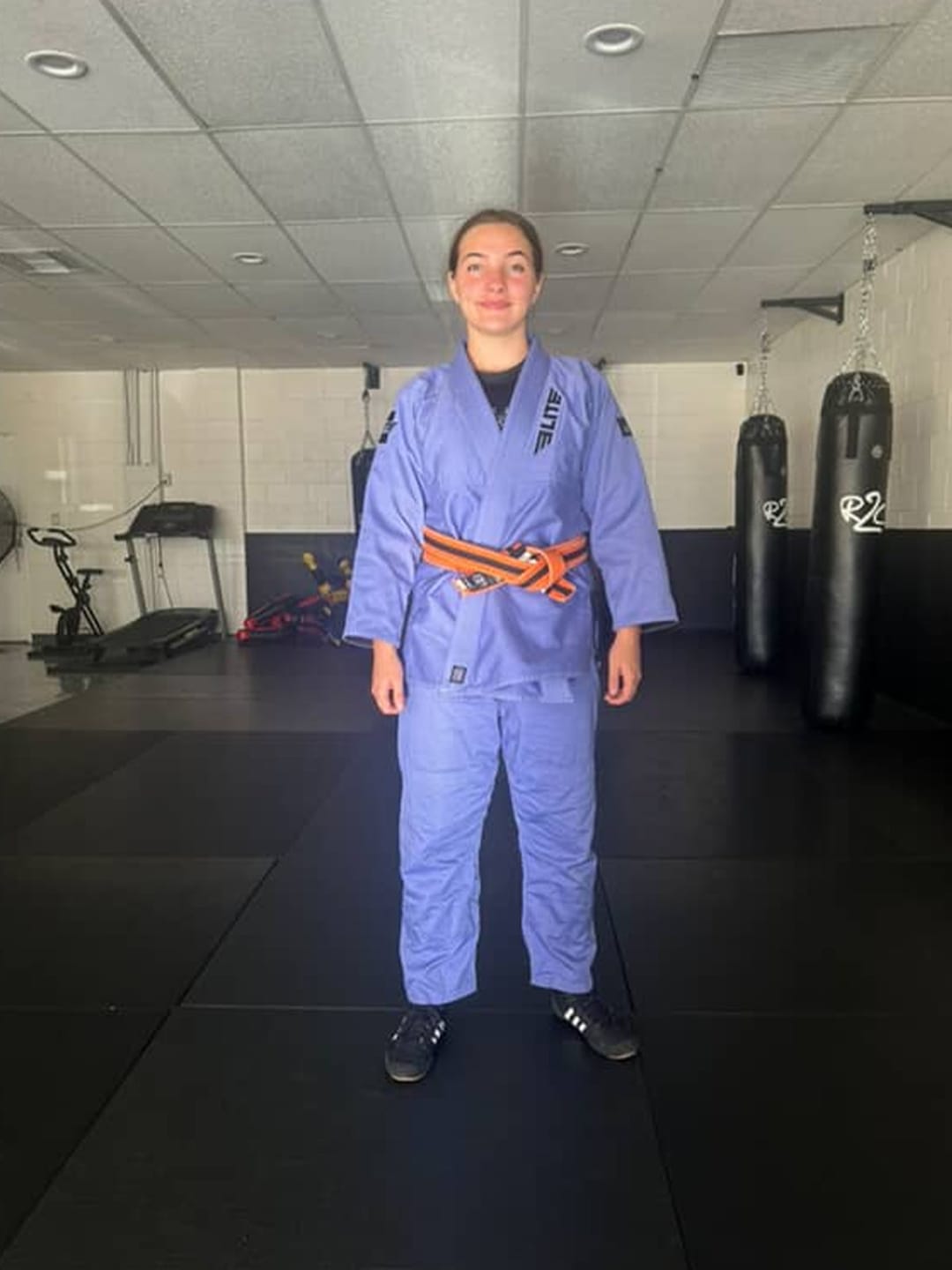 Customer photo review of Core Purple Brazilian Jiu Jitsu Womens BJJ Gi