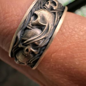 Customer photo review of Skull Smoke Ring