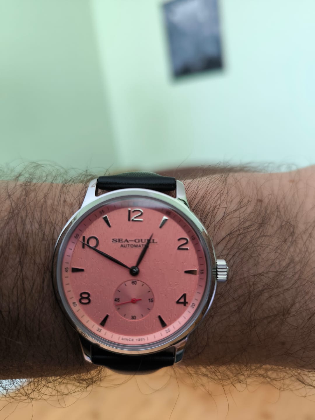 Customer photo review of Slim | Small Triple Hands | Business | Independent Sub-dial | 40mm