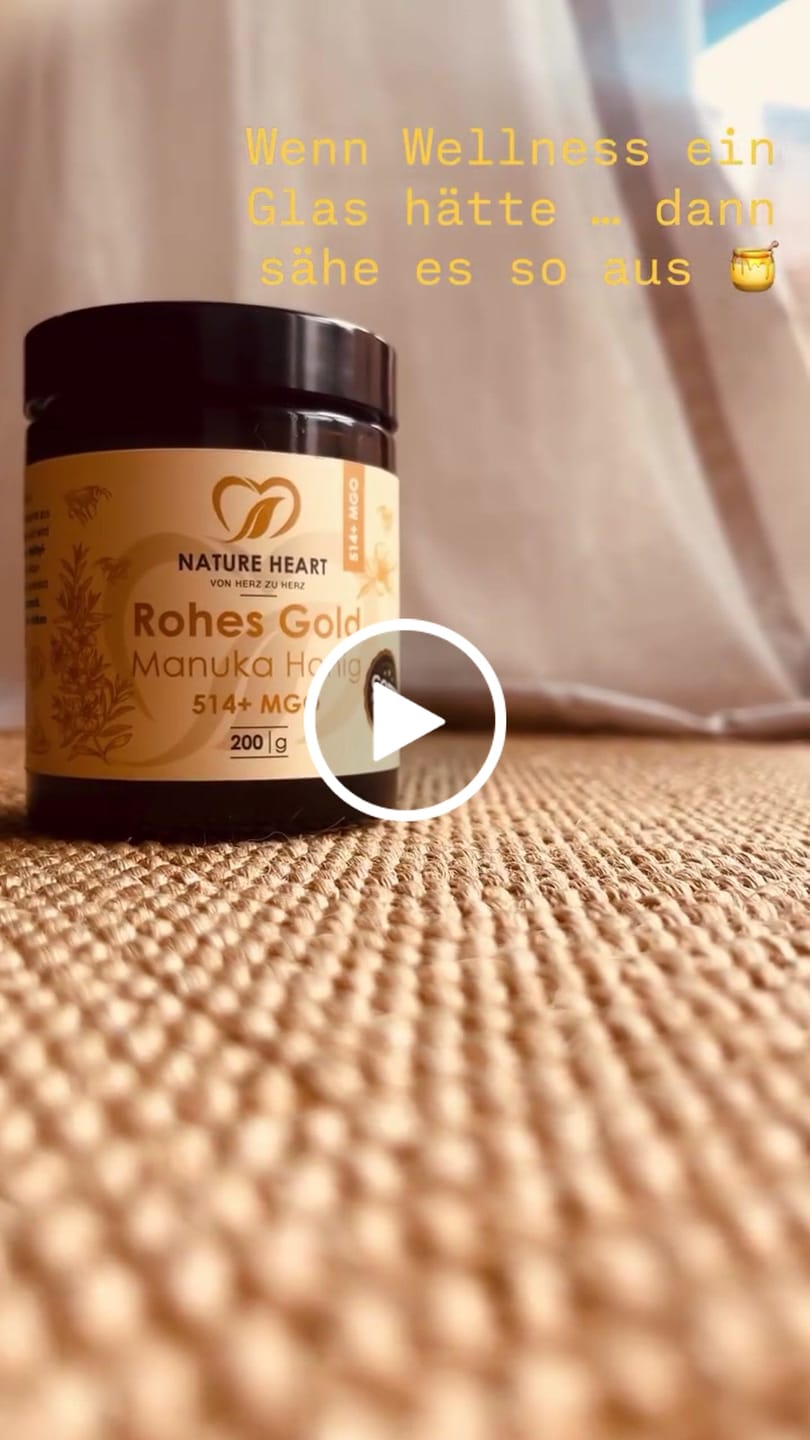 Customer video review of Rohes Gold - Manuka Honig 514+ MGO