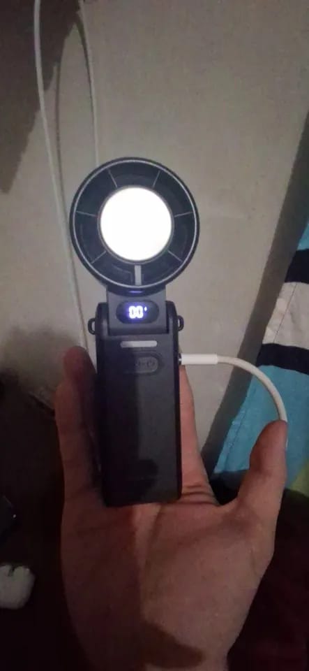 Customer photo review of Foldable Turbo Fan with Ice Compress