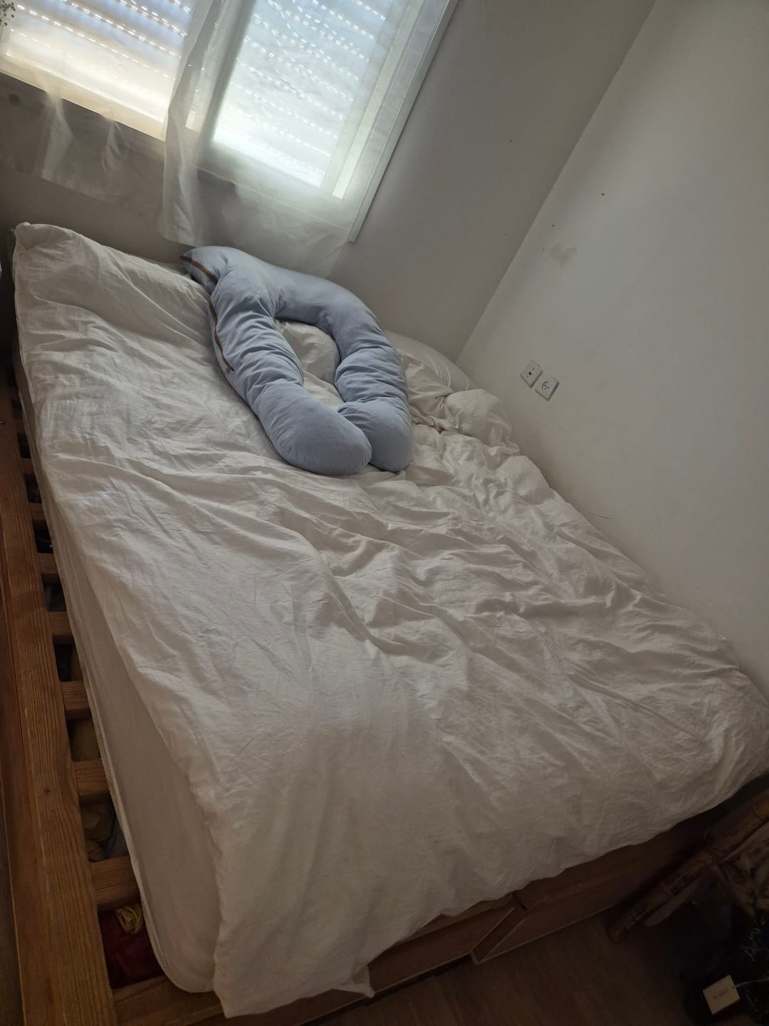 Customer photo review of סדין פרימיום סאטן 300 - white