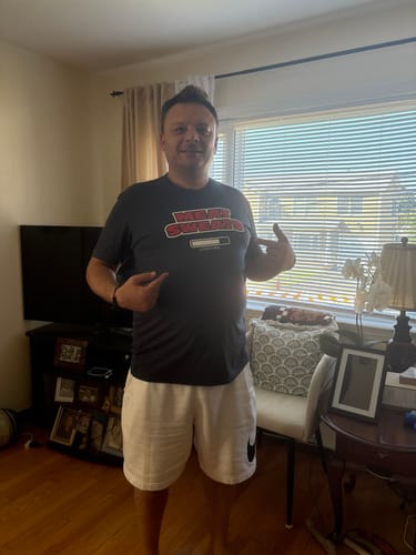 Customer photo review of Mystery Shirt