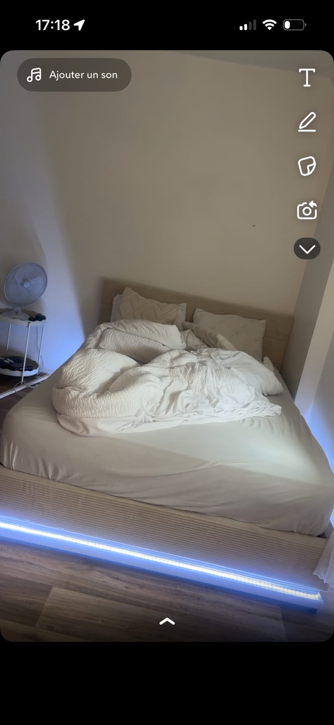 Customer photo review of Lit coffre avec led - DARMON