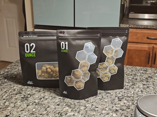 Customer photo review of Cheap THCA Flower Half Pound