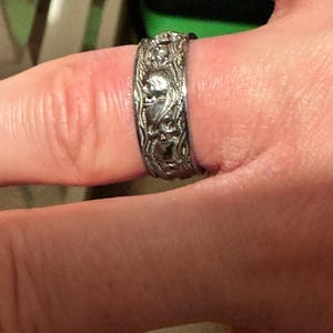 Customer photo review of Skull Smoke Ring