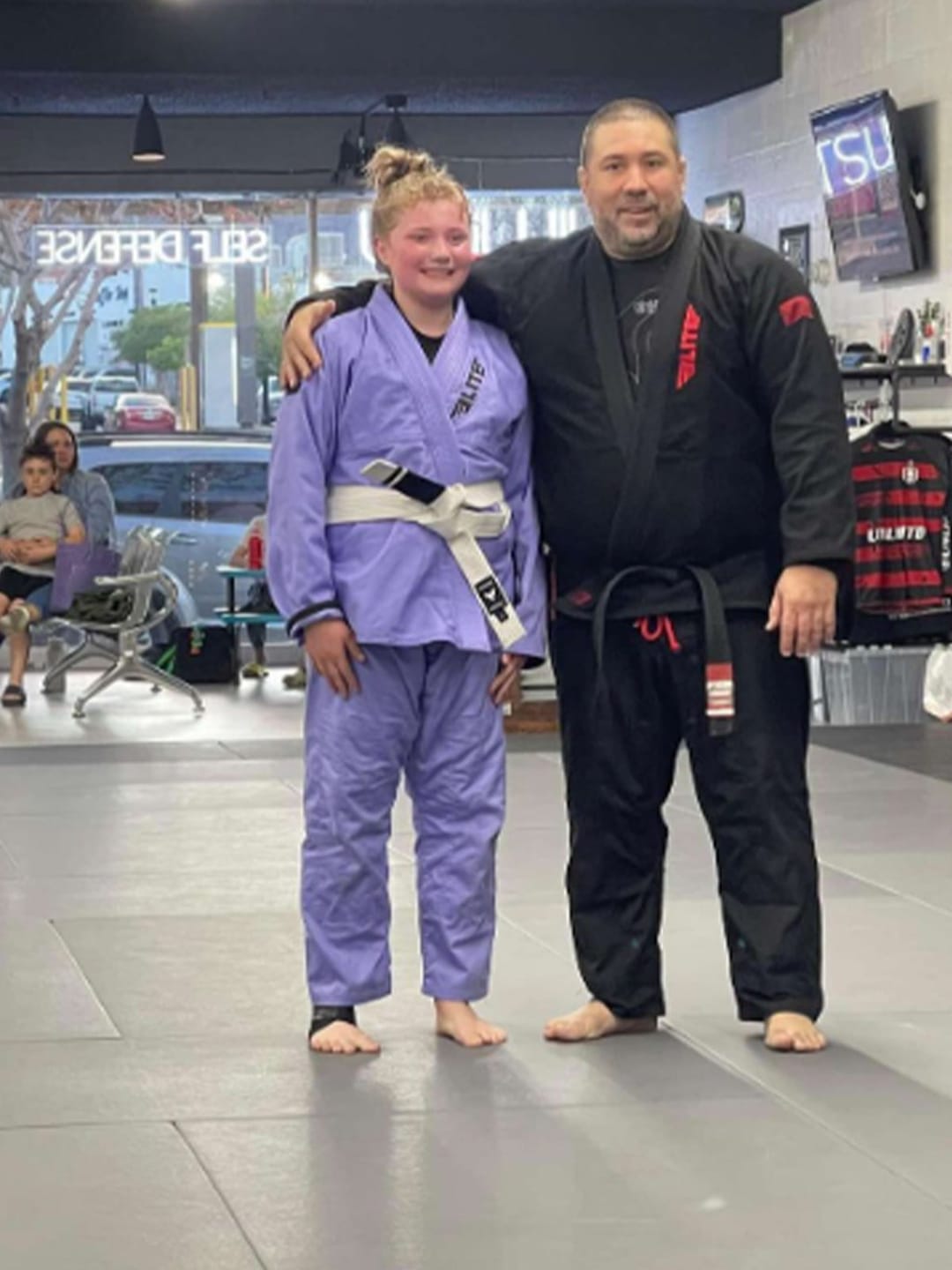Customer photo review of Core Purple Brazilian Jiu Jitsu Womens BJJ Gi