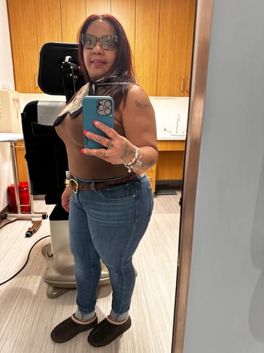 Customer photo review of Instant Dye Shampoo