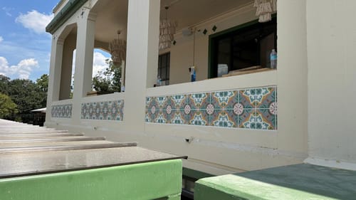 Sevilla Blush 8 Square Cement Tile