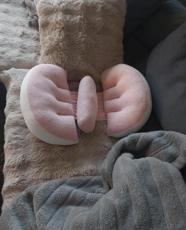 Customer photo review of PregComfy Mama-Kissen