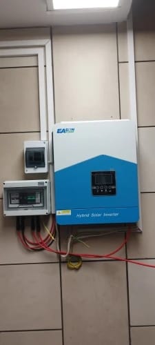 Customer photo review of EASUN Inverter Solare 6.2KW 48V Inverter Ibrido Fotovoltaico con Caricatore MPPT da 120A