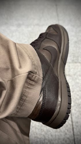 Customer photo review of Nike Dunk Low Ironstone & Velvet Brown