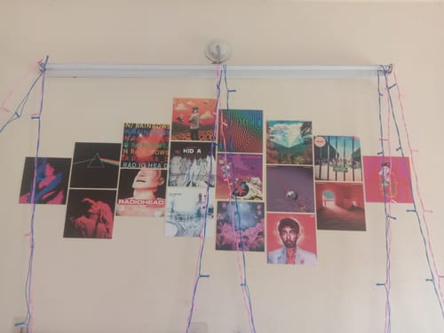 Customer photo review of PLAYLIST - ALBUM COVER PRINTS - CUSTOM WALL COLLAGE POSTERS