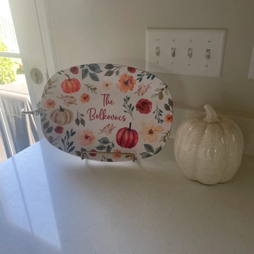 Customer photo review of Thankful Grateful Blessed Platter