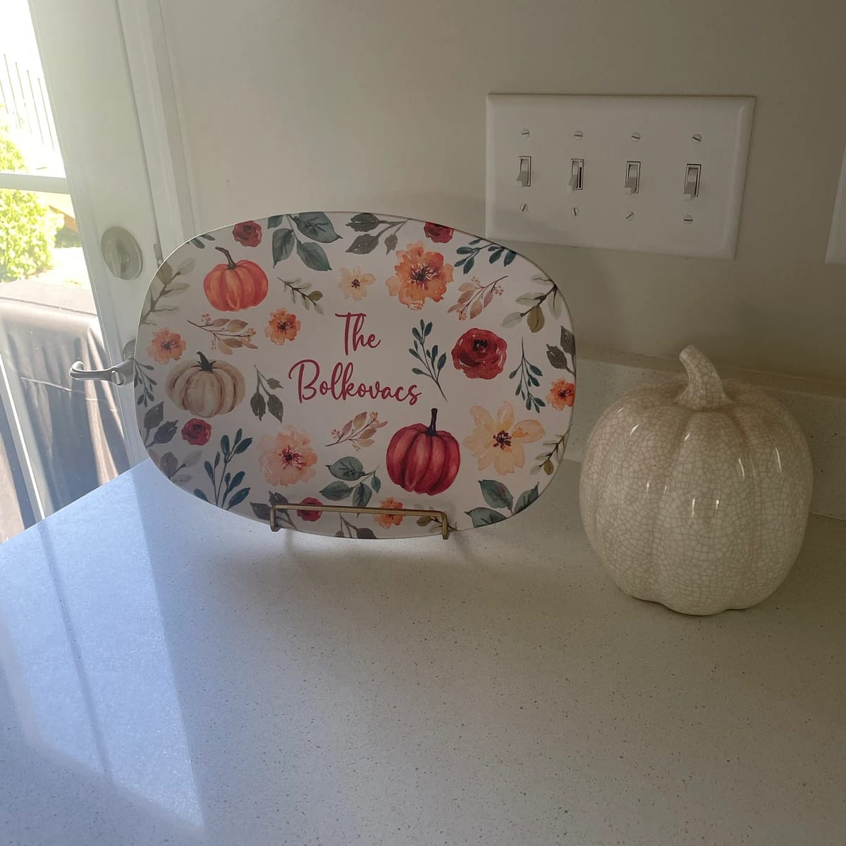 Customer photo review of Thankful Grateful Blessed Platter