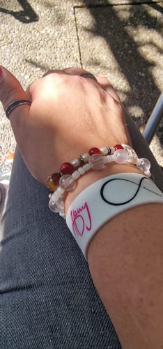 Customer photo review of Silicone 1D Logo Bracelet