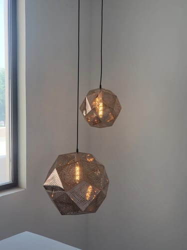 Customer photo review of Stainless Steel Pendant Lamp Cy-Dd-New-038-48-Rosegold