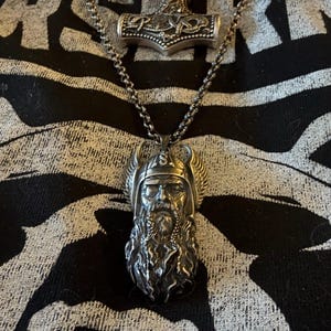 Customer photo review of Norse Allfather Pendant