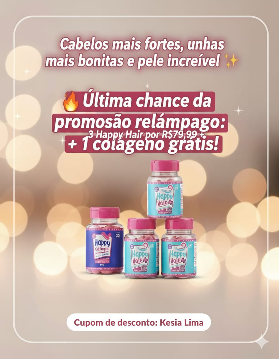 Customer photo review of Happy Hair 3 Potes Embaixadores