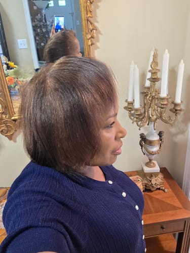 Customer photo review of Weightless Shampoo & Conditioner Set With Brush