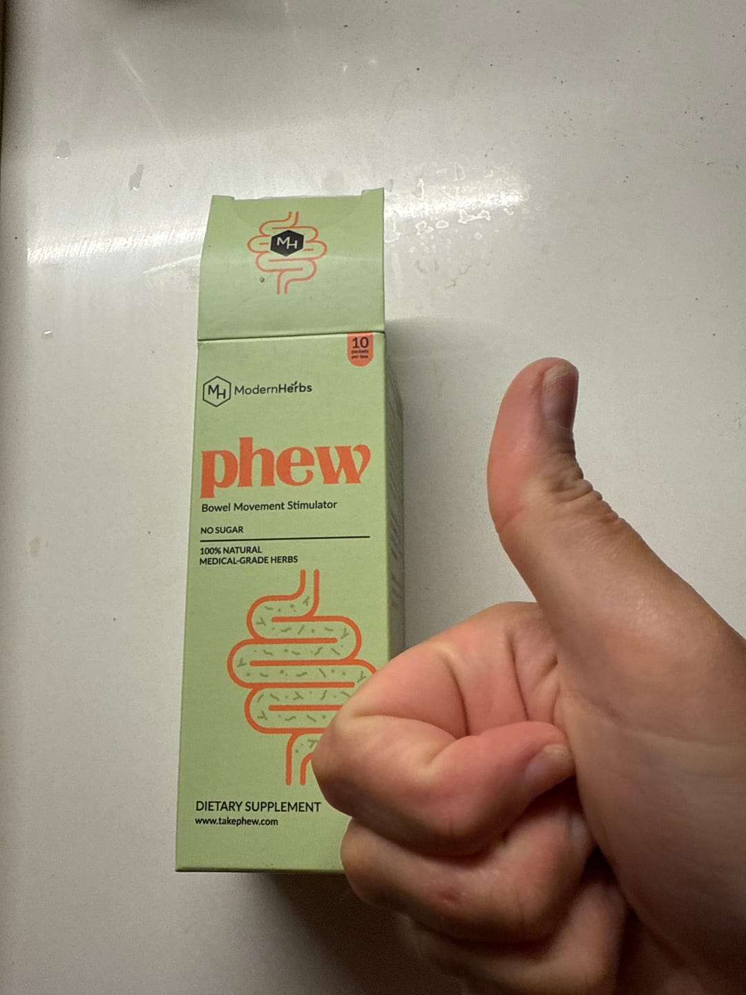 Customer photo review of Phew | All Natural Colon Cleanse | Detox | Constipation Relief