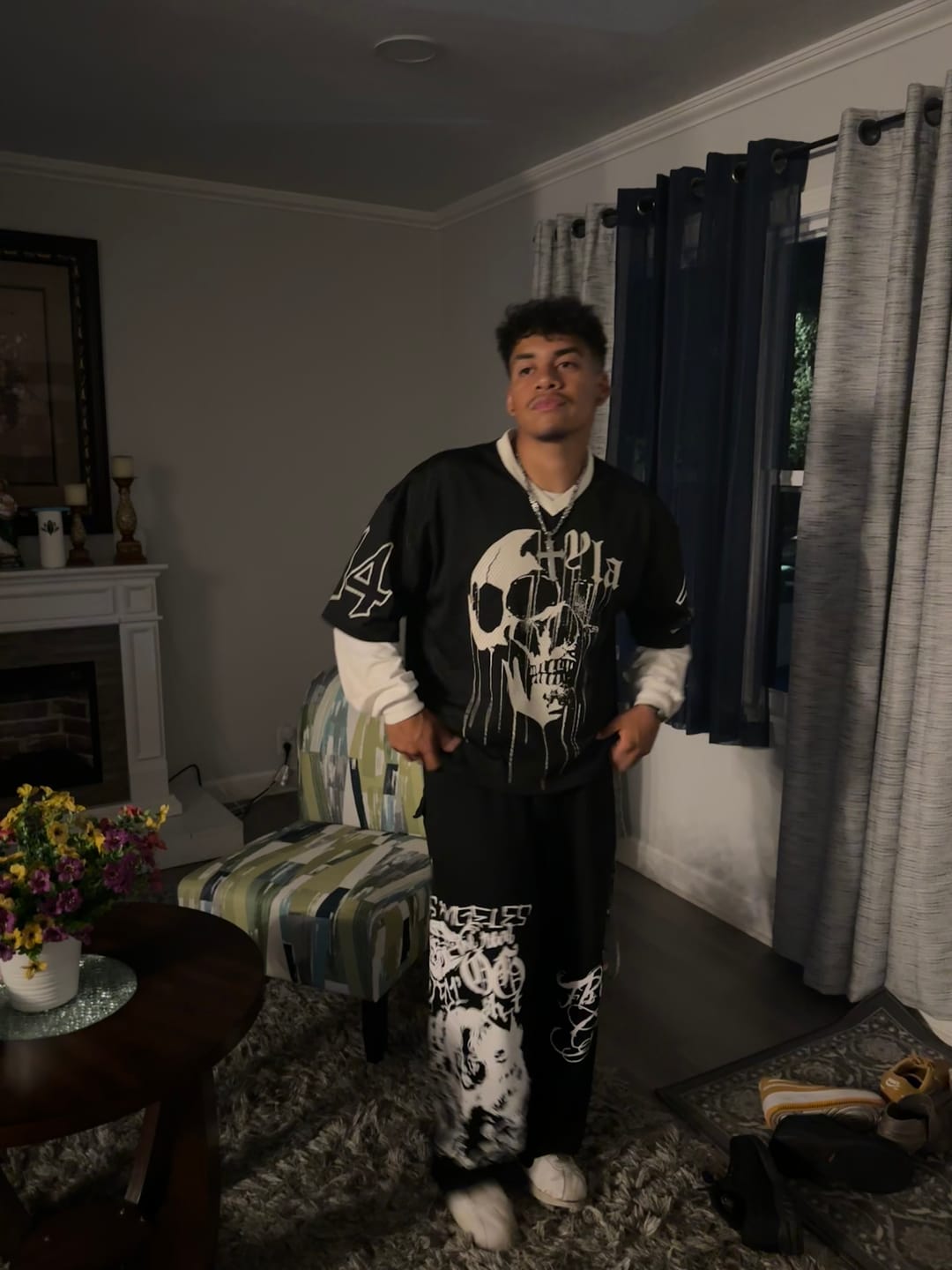 Customer photo review of 4015 - Drippy Skull Jersey