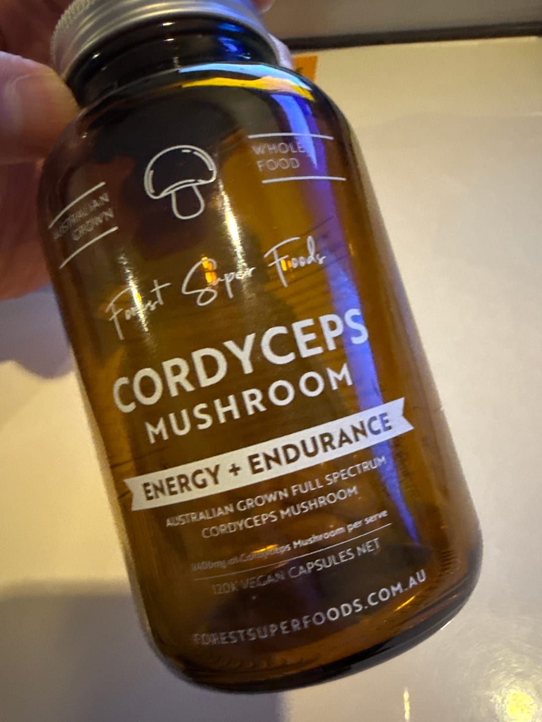 Customer photo review of Australian Grown Cordyceps Mushroom
