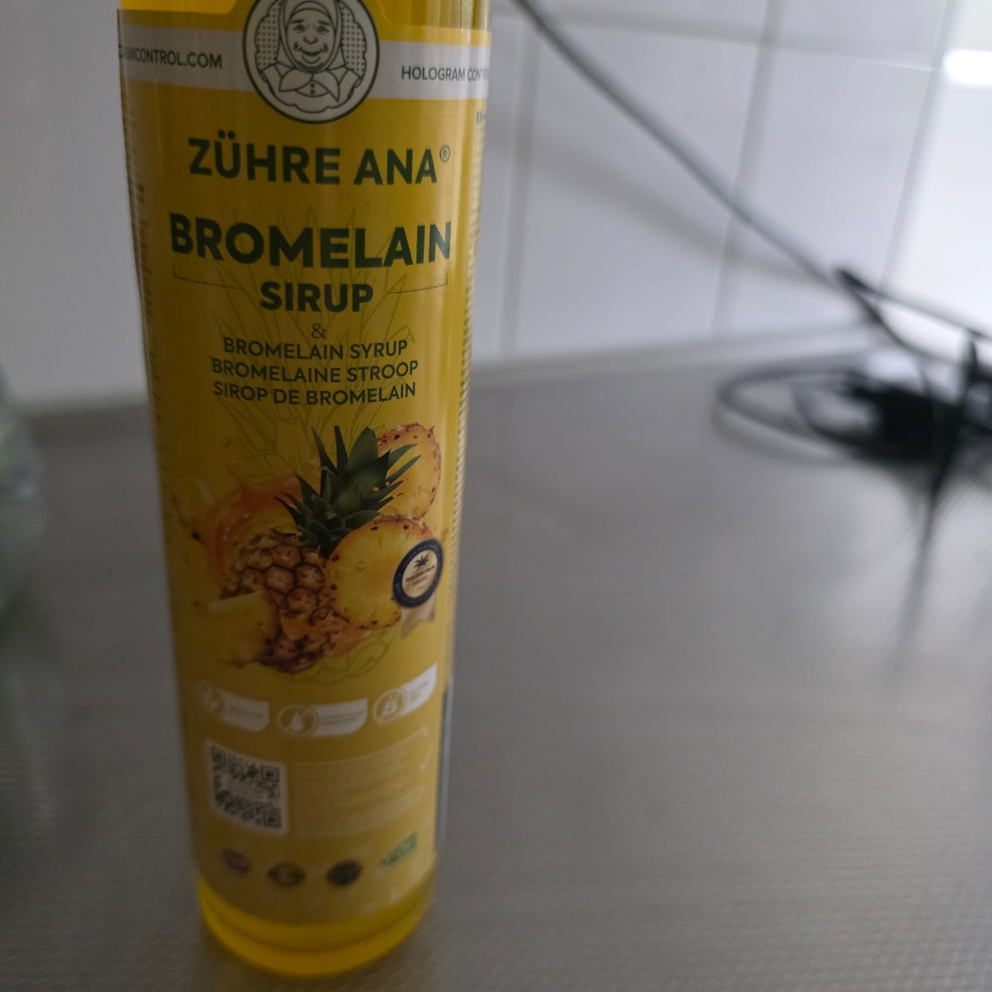 Customer photo review of Zühre Ana Bromelain Şurubu 250 ml