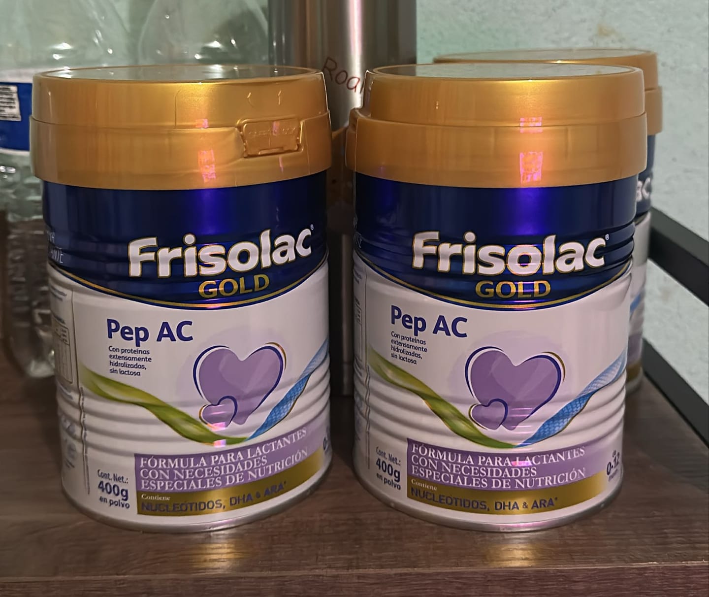 Customer photo review of Frisolac Gold Pep A C (0 A 12 Meses) Pack Con 800 Gr