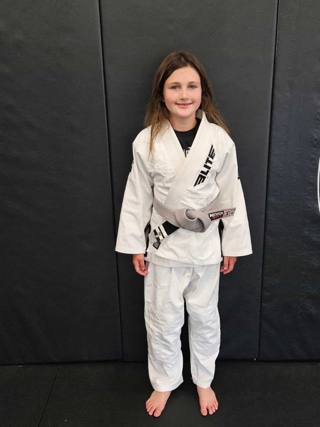 Customer photo review of Core White Brazilian Jiu Jitsu Kids BJJ Gi
