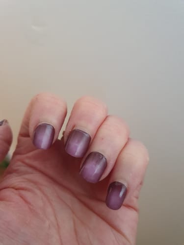 Customer photo review of Veloura | Super Jellies DIY Hard Semi Cured Gel Nail Wraps