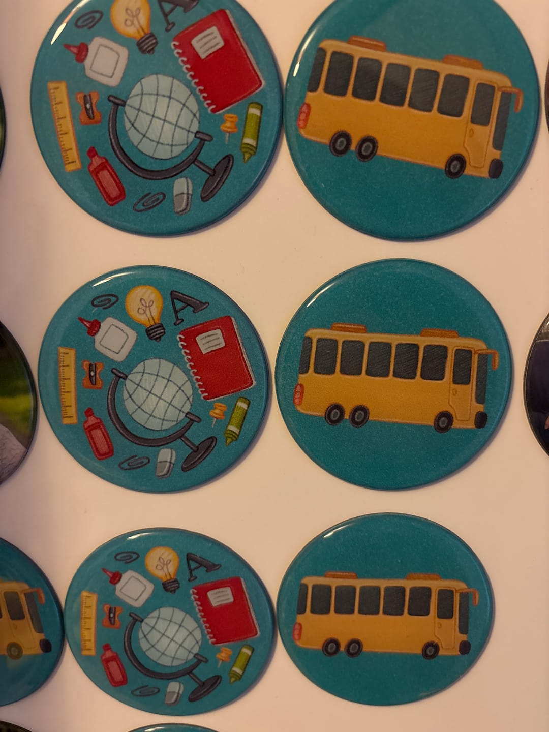 Customer photo review of Einzelner Magnet: Lernzeit, 6cm