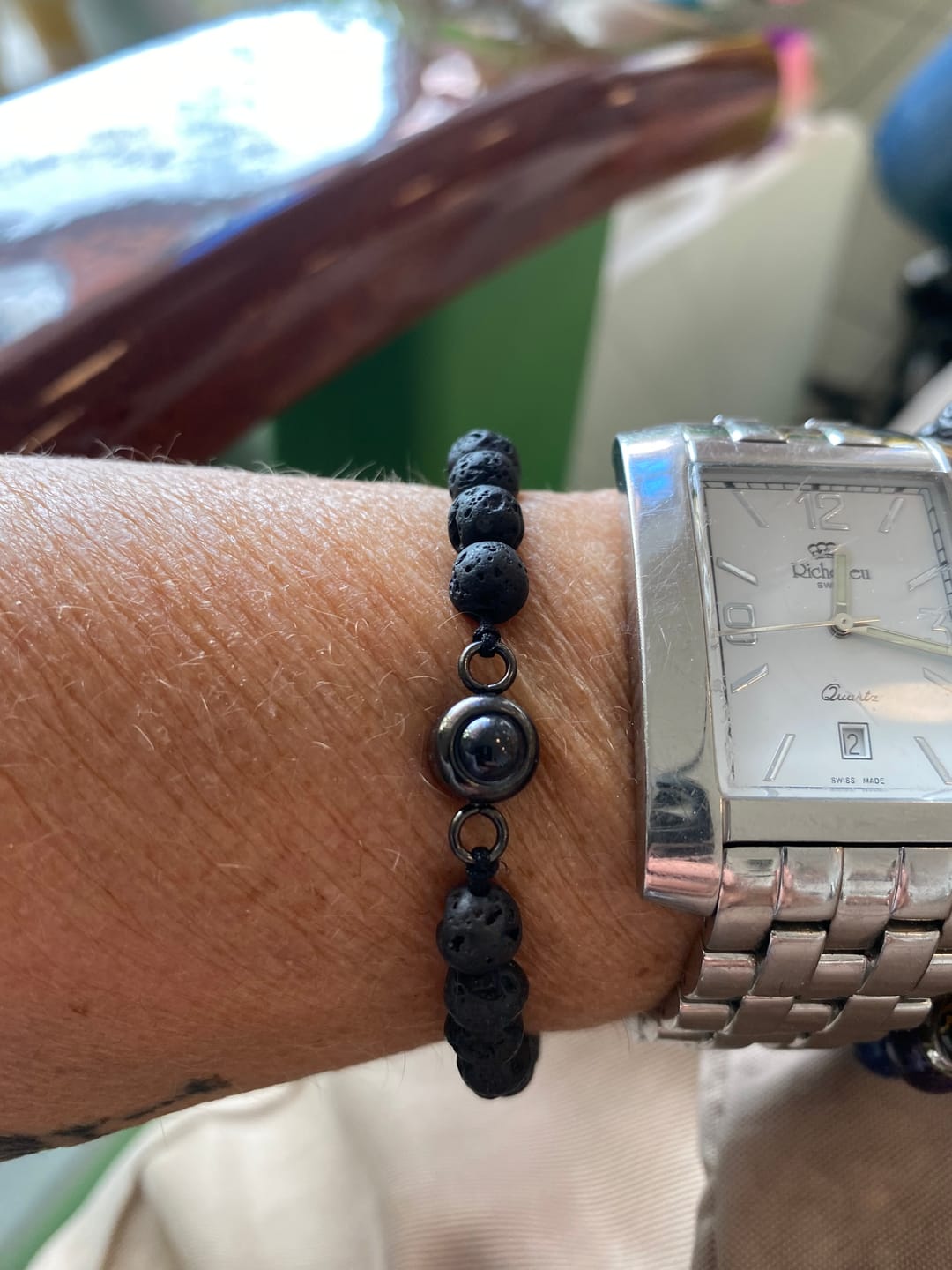 Customer photo review of Lavastein Fotoarmband | Fotoprojektion