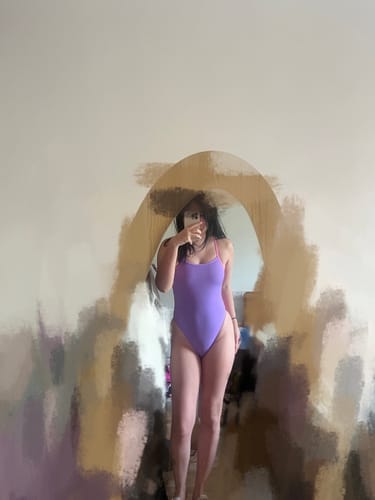 Customer photo review of LENNOX ONE PIECE || Lilac Haze|Fairy Floss